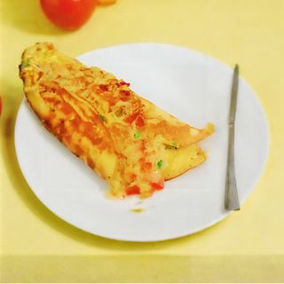 Omelete de Cogumelos Frescos