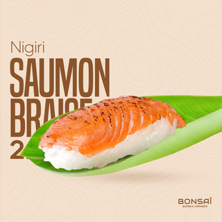 Nigiri Saumon Braisé - 2 Pièces