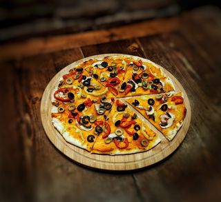 პიცა ვეგეტარიანა, 6 ნაჭრიანი