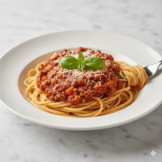 Espaguetis a la boloñesa