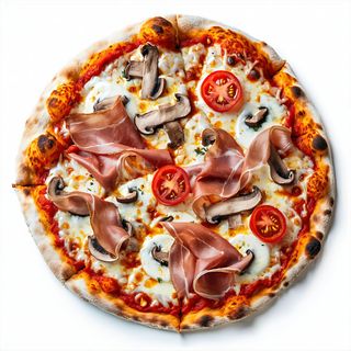 39. Pizza prosciutti funghi