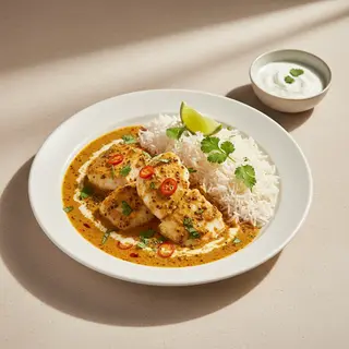 Menu di Pesce Curry
