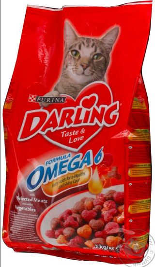Darling Dry Food for Cats (with Meat and Vegetables) 2kg