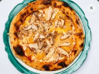 З курчам та ананасом на грилі