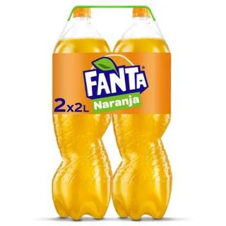 Fanta de Naranja Pack 2 Botellas 2 L.