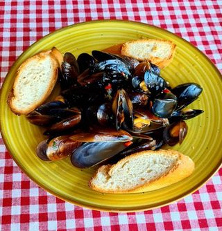 Cozze al vino bianco