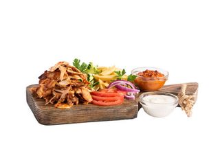 Порция дюнер с гарнитура (600г)