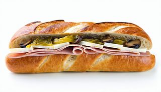 Panino con patè di olive