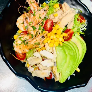 Poké Bowl Terre et mer 
