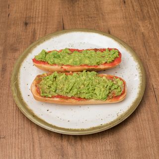 Barrita sin gluten - Aguacate, aceite y tomate