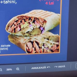 Crispy saj mare (la lipie)