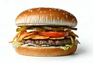 Hamburger pounder hashbrown