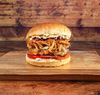 Pulled pork burger