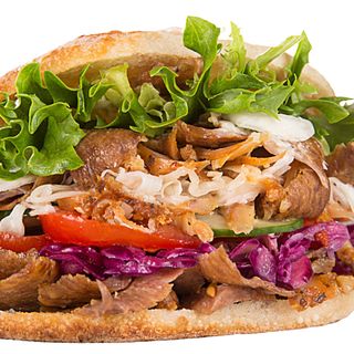 Panino kebab menù