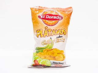 Plátanos Sabor A Chile Y Limón El Dorada (100 G.)