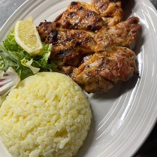 Пилешка пържола с ориз