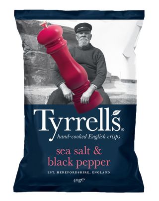 Tyrrells Sea Salt & Black Pepper 40g