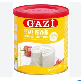 GAZI SER BIALY 55%  400G	