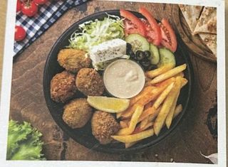 Falafel with french fries