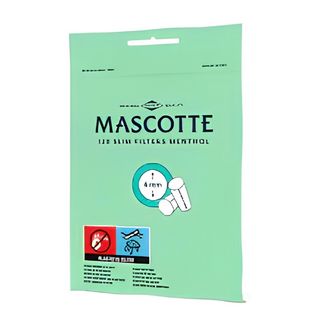 FILTRE MASCOTTE SLIM MENTHOL 120 6 mm