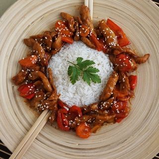 Piept de pui în stil asiatic