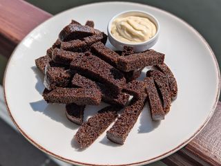 Грінки з часниковим соусом (130g)