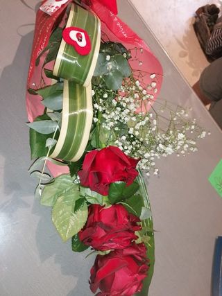 Fascio 3 rose rosse