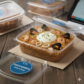 Fideuá de marisco (2 raciones)