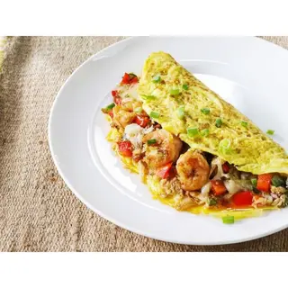The omelette bar