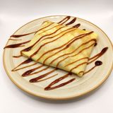 Pancakes with chicken