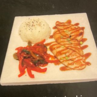 20.Teriyaki De Pollo Con Arroz