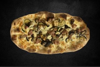 Verdure miste e salsiccia