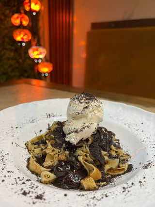 Špageti palačinke oreo + sladoled oreo