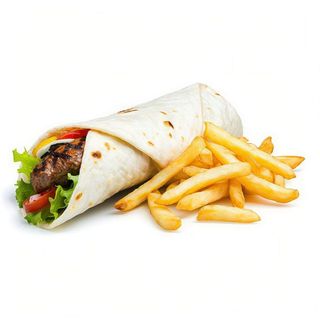 Durum sheek kebab con patata y queso