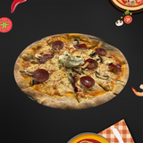 Heljdina pizza + domaći sok od nane