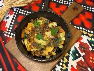 Картопля смажена з грибами (250g)