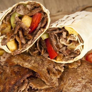Tortilla kebab amerykański mega