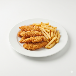 Tiras De Pollo Rebozado Caseras