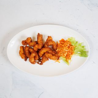 Prženi škampi u slatko kiselom umaku