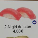 2. Nigiri De Atún (2 Pzs.)