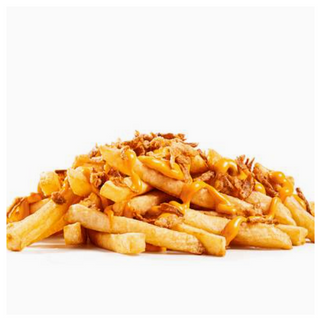 Papas con bacon y cheddar