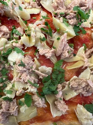 Rossa carciofini e tonno