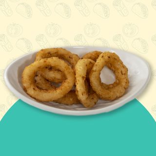 Aros De Cebolla Con Salsa BBQ (6 Uds.)