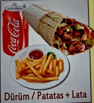 Menú durum cordero y pavo halal