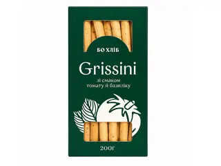 Грисіні з томатом і базиліком (200g)