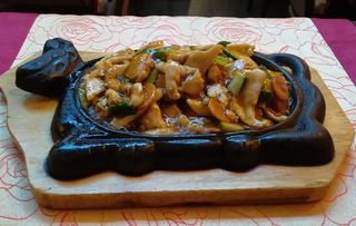 336 Pollo con verdure alla piastra