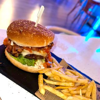 Burger clásica sencilla