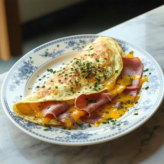 Omelette Jambon Fromage