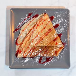 Crep de mermelada de fresa