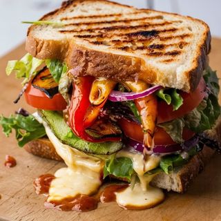 Grill veggie sandwich